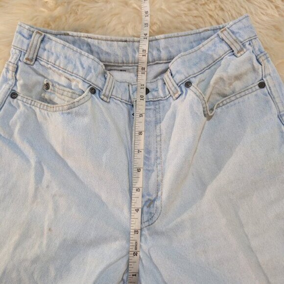 Vintage GWG Light Wash Scrubbies Creased Front High Rise Jeans Size 34x30 - Picture 8 of 16